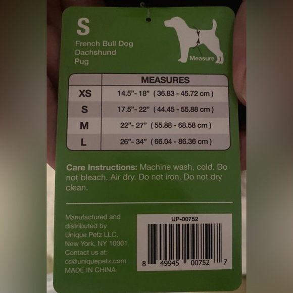 NWOT - Unique Petz Small Dog Black and Red Step-In Harness - Size S - Picture 3 of 3
